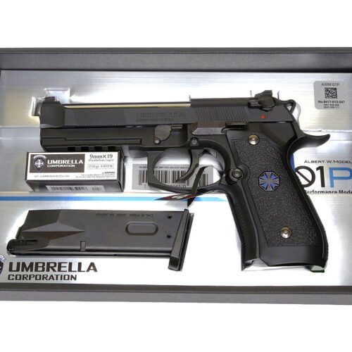 TM GBB gas pistol Biohazard Albert.W.Model 01P - Black