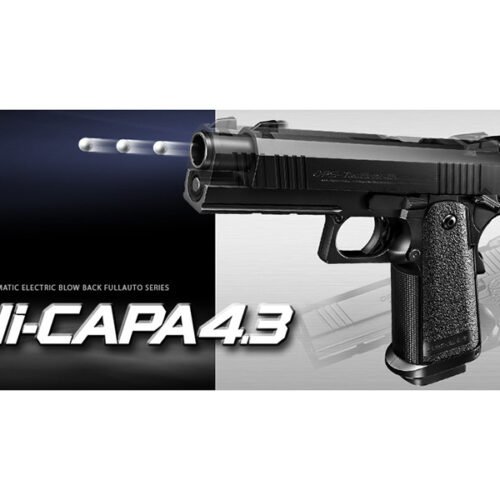TM AAA Hi-Capa 4.3 Blowback (EBB) Battery Pistol - Black
