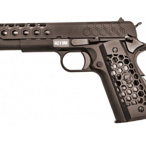 WE GBB Pistol M1911 HEX CUT Gen2 - Black