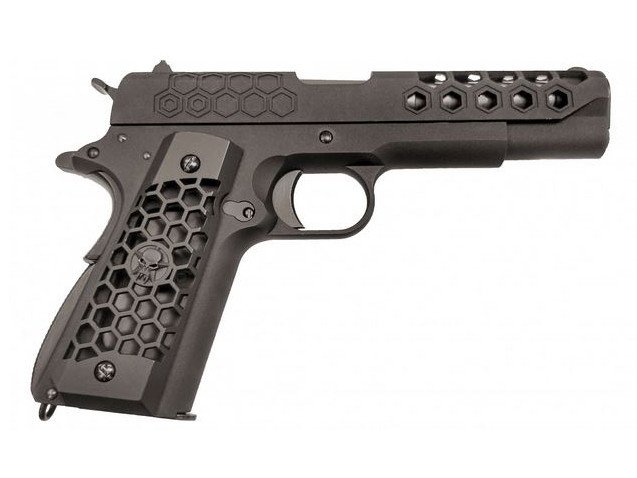 WE GBB Pistol M1911 HEX CUT Gen2 - Black