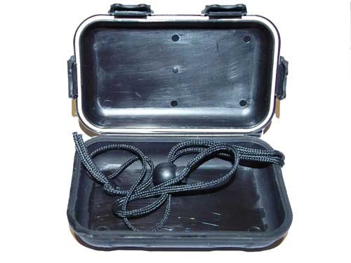 Waterproof box with drawstring 13,5 x 8 x 3,7 cm