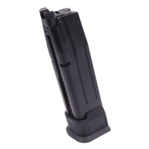 WE Extended Gas Magazine for WE F17 / F18 GBB, 25 BBs - Black