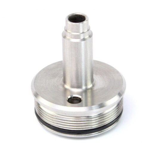 Stainless steel STRAIGHT cylinder head for Ares Amoeba Striker sniper rifles