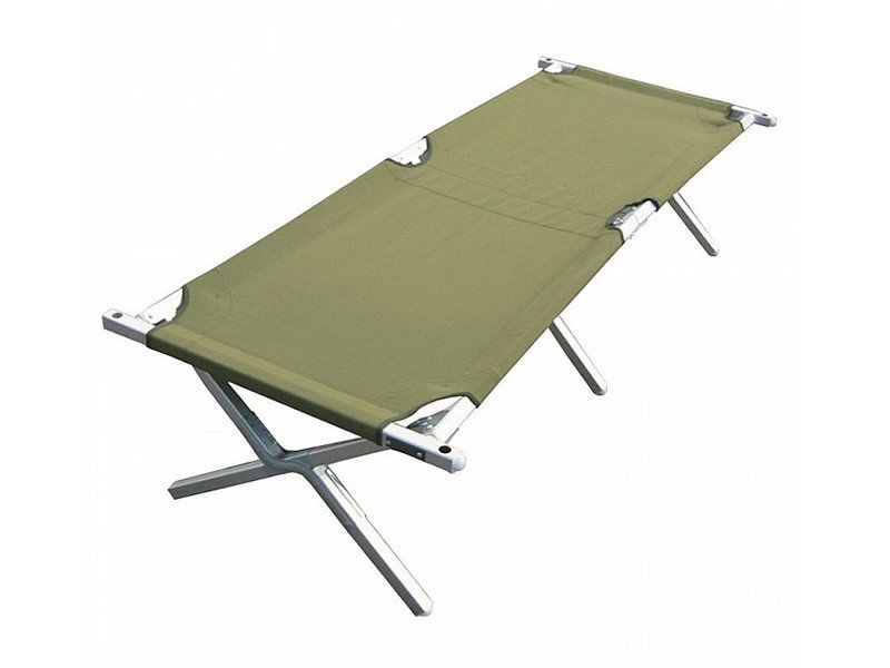 BCB NATO deckchair folding frame with AL - GREEN, NEW