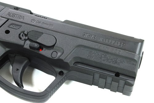 ASG STEYR M9-A1 GNB CO2 Pistol , 4.5mm Steel Pellets - Black