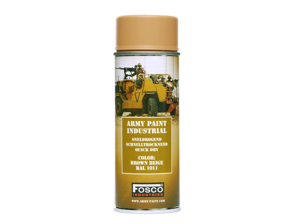 ARMY camouflage paint spray 400 ml RAL 1011 BROWN BEIGE