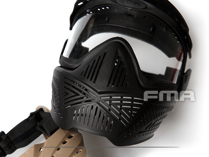 17914 FMA F2 Full Face Protection Mask - Black