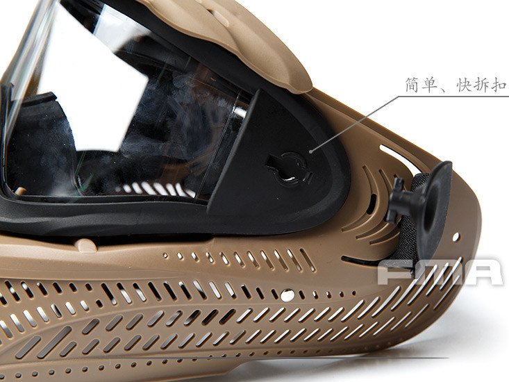 FMA F2 Full Face Protection Mask - Green