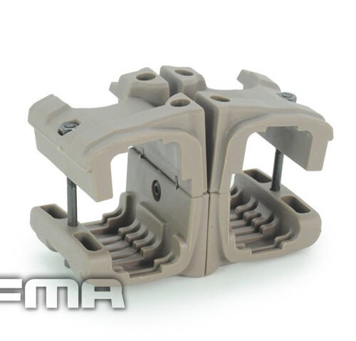 FMA MP7 Adjustable Magazine Double Clip - Tan