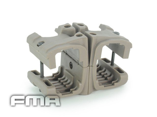 FMA MP7 Adjustable Magazine Double Clip - Tan