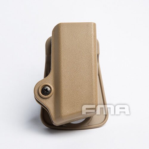 FMA Plastic Pouch for Pistol Magazine 9mm Luger - Tan