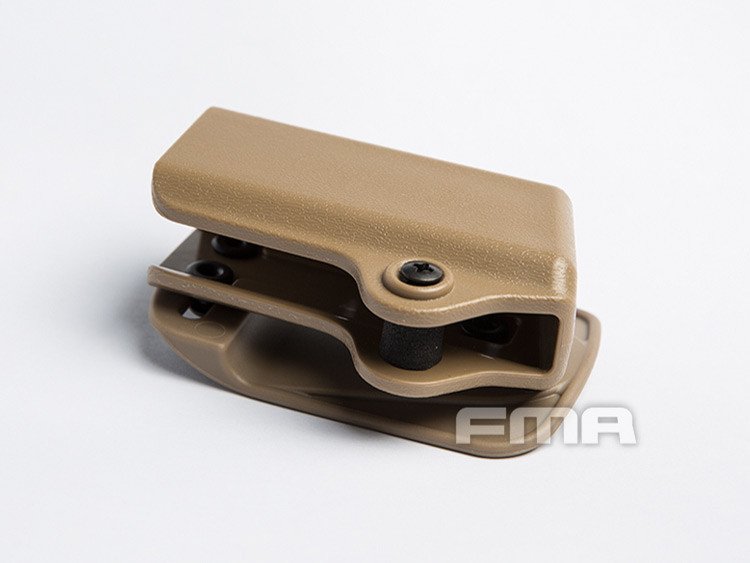 FMA Plastic Pouch for Pistol Magazine 9mm Luger - Tan