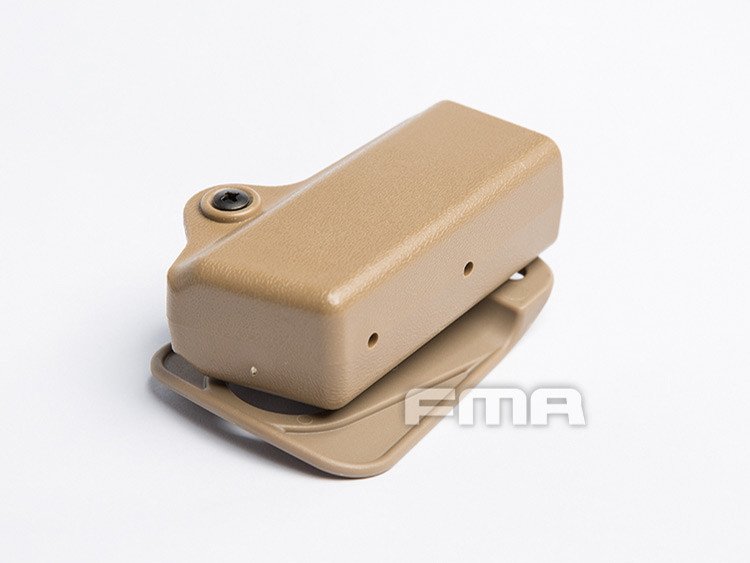 FMA Plastic Pouch for Pistol Magazine 9mm Luger - Tan