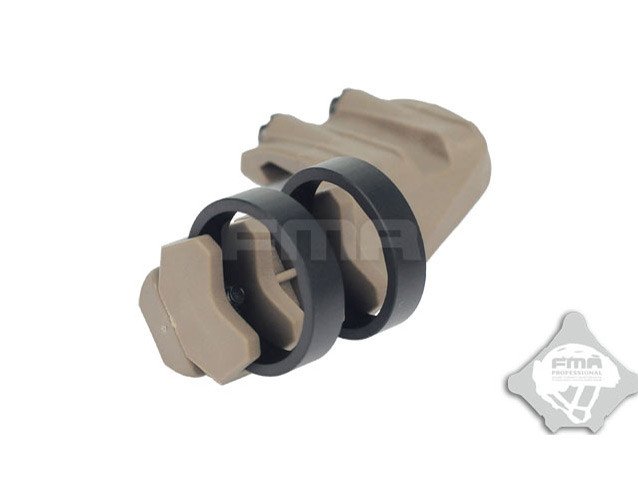 FMA Right Side RIS Mount for Flashlight with a diameter of 20-25 mm - Tan