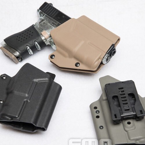 FMA Low Kydex Holster (G-Series with Flashlight ALPC), Right Hand - Tan