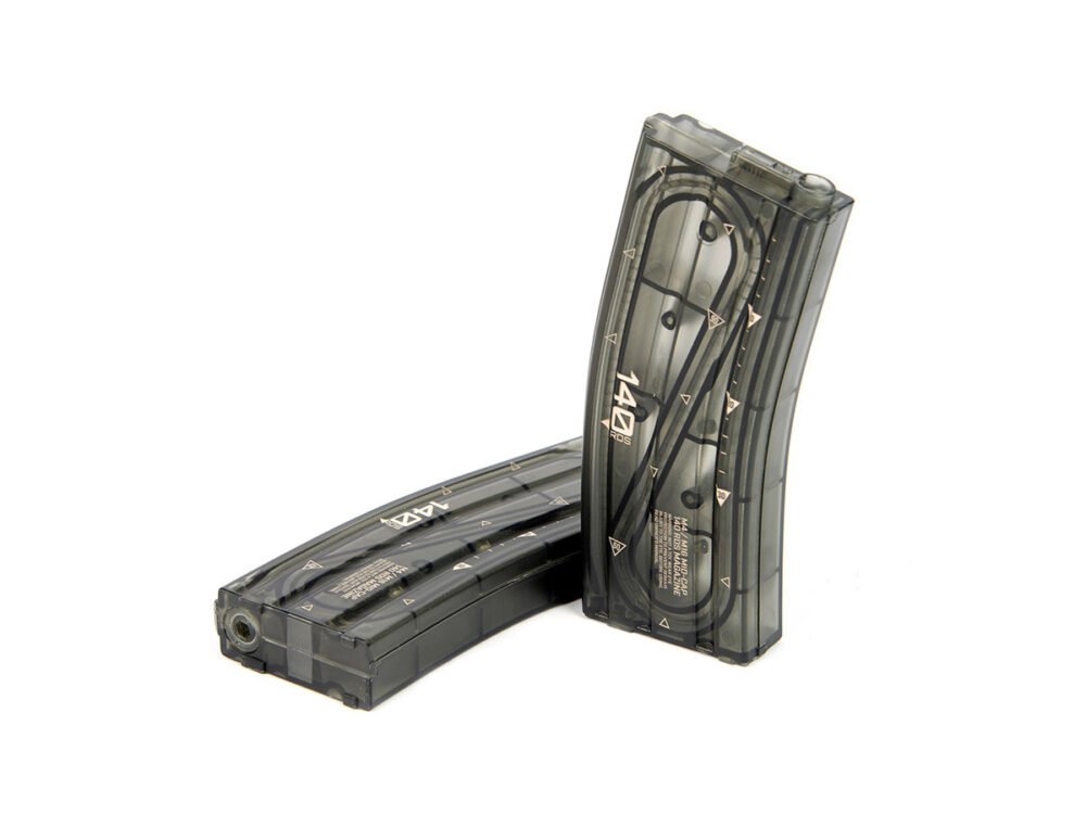 M4 140Rds Magazine For AEG (1PC) - Transparent