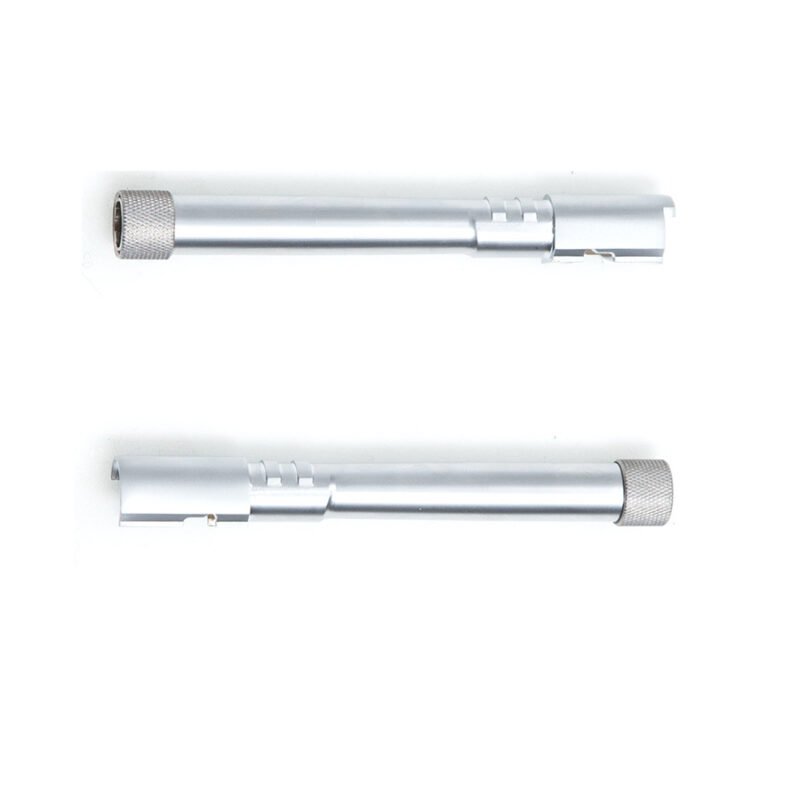 ASG CZ 75 SP-01 SHADOW GBB Threaded Metal Outer Barrel, 14mm CCW - Silver
