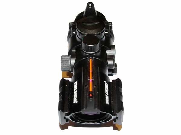 STRIKE 4x32 Optic Scope with Fiber-sight - Black