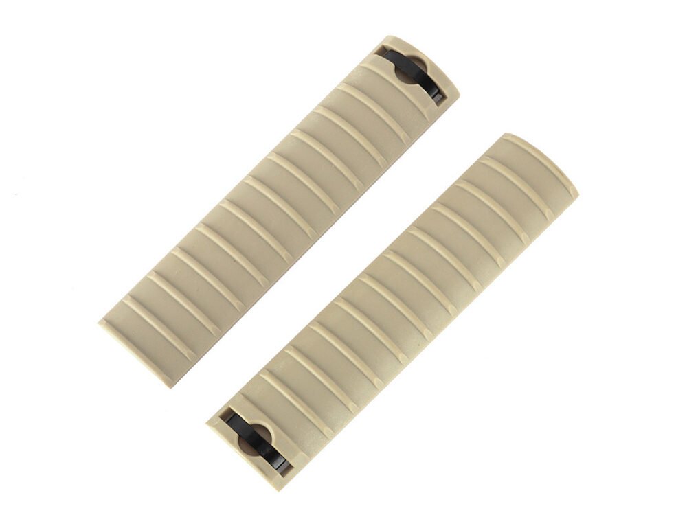 CYMA 15-Slot Handguard RIS Rail Cover Panels Set of 2 - TAN