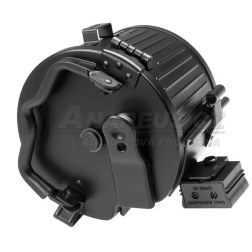 G a G Electric Drum Magazine for MG42, 1700 BBs - Black