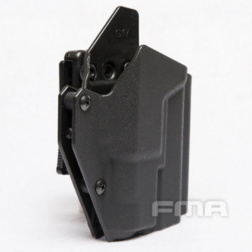 FMA Low Kydex Holster (G-Series with Flashlight ALPC), Right Hand - Black