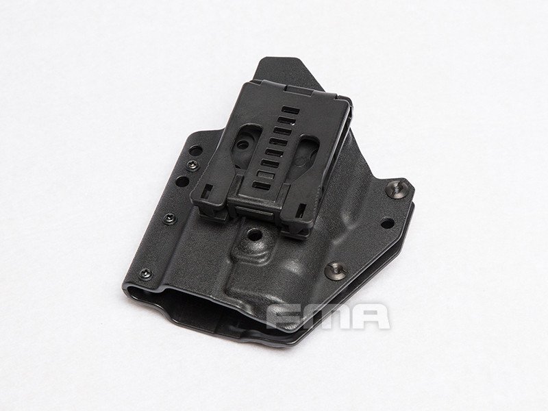 FMA Low Kydex Holster (G-Series with Flashlight ALPC), Right Hand - Black