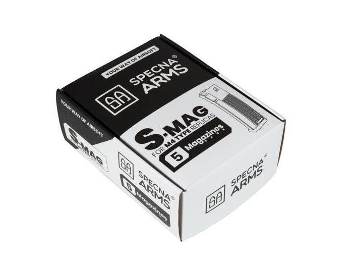 SA Hi-Cap Magazine S-MAG for M4 / AR15, 380 BBs - Grey