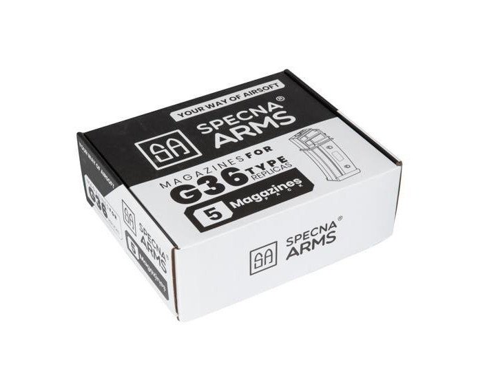 SA Magazine G36 for 140 BBs, Mid-Cap - Black