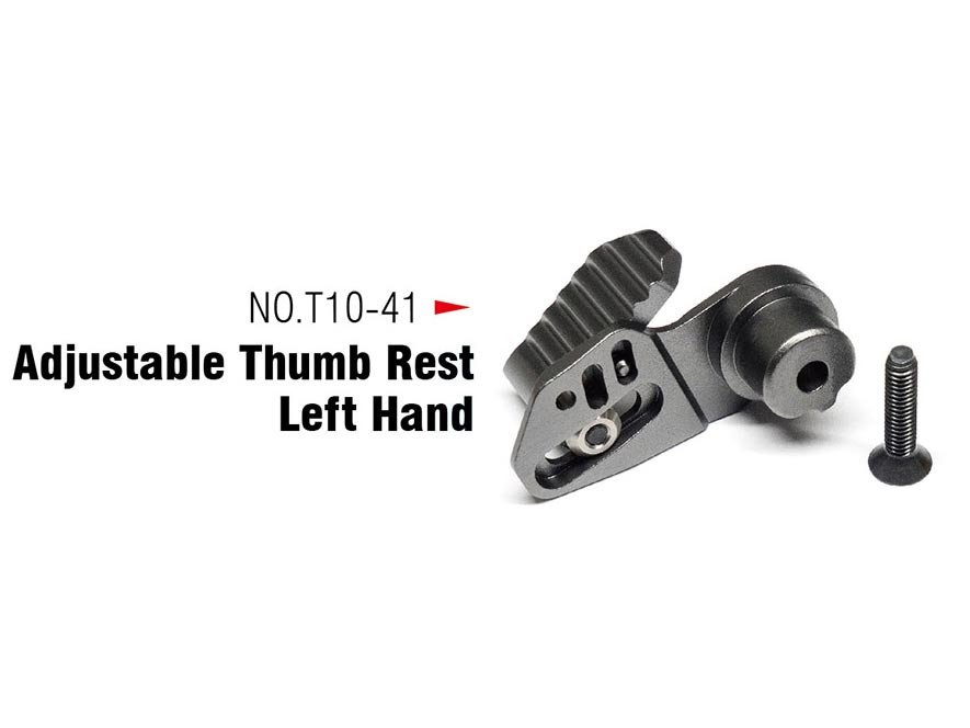 AA Thumb Rest Stopper for AAC T10, Left-Handed - Black