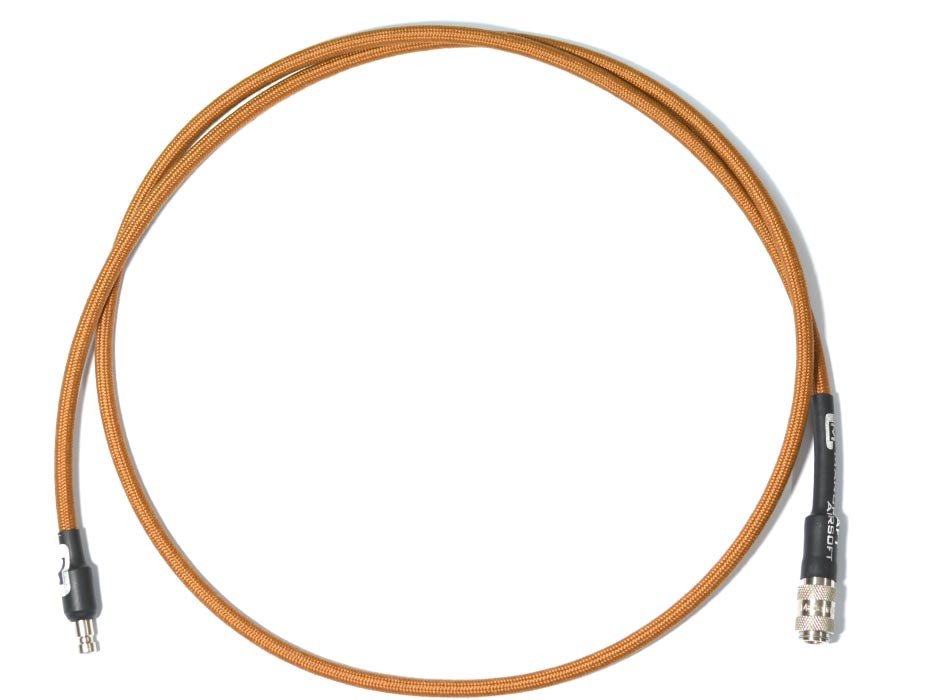 MANCRAFT HPA Hose MICRO DUAL QD 4 mm with Braid (106 cm) - Coyote