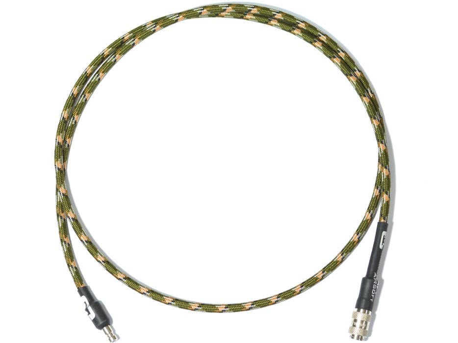 MANCRAFT HPA Hose MICRO DUAL QD 4 mm with Braid (106 cm) - Woodland