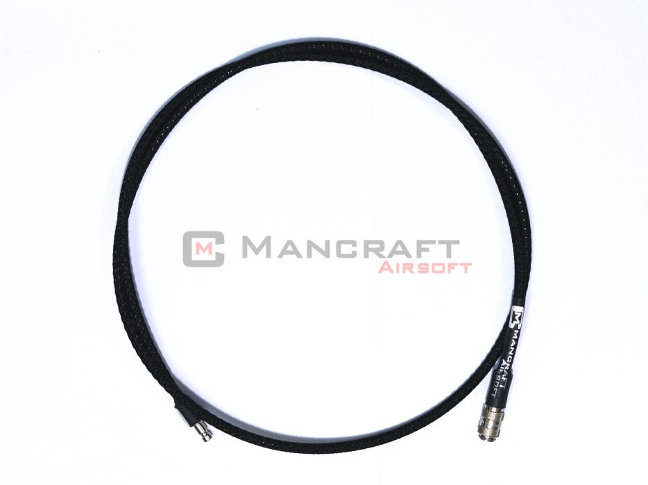 MANCRAFT HPA Hose MICRO DUAL QD 4 mm with Braid (106 cm) - Black