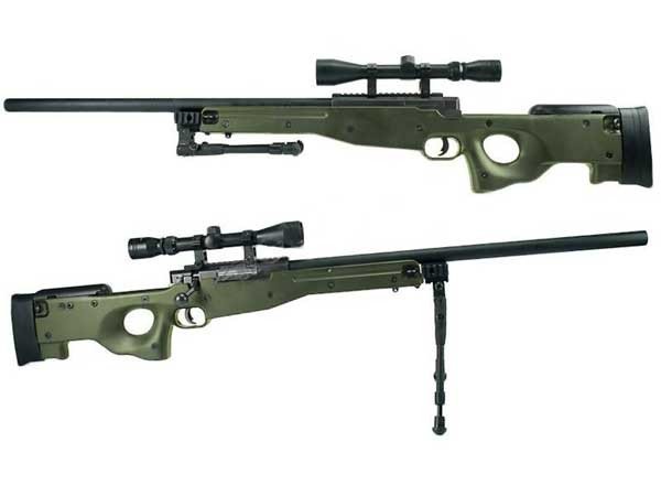 L96 OD  plus  scope and bipod - OD