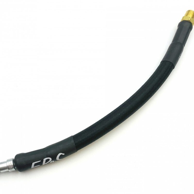 EPeS IGL HPA S a F Braided Hose, 20 cm, QD Foster  plus  1/8 NPT - Black