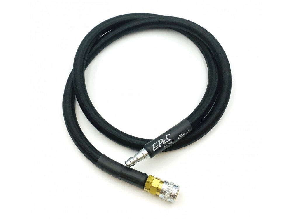 EPeS HPA S a F Braided Hose, 80cm, QD Foster - Black