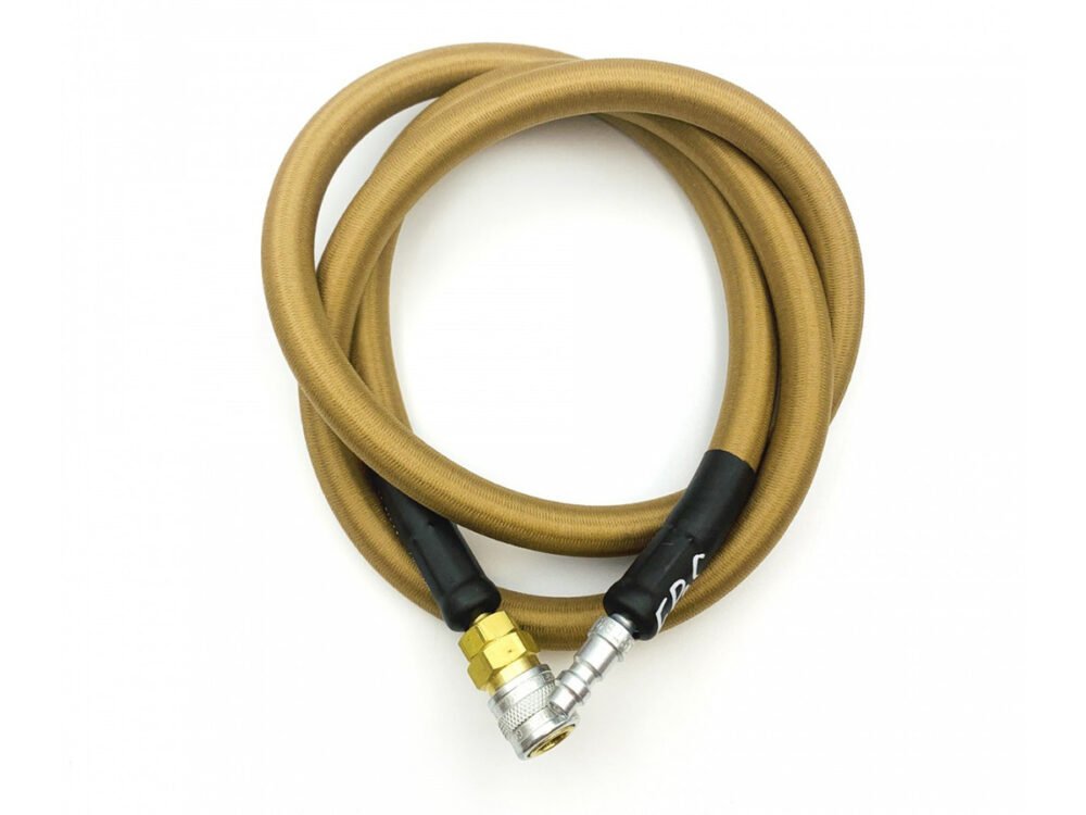 EPeS HPA S a F Braided Hose, 115cm, QD Foster - Coyote