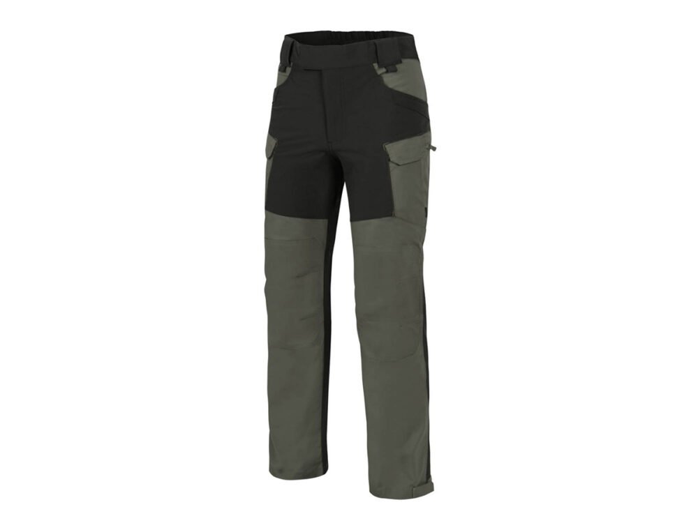 HELIKON HYBRID OUTBACK(R) Pants DuraCanvas(R) - Taiga Green/Black