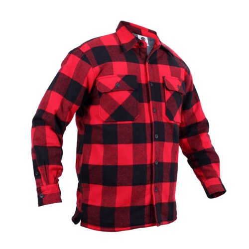 Lumberjack plaid shirt warm RED