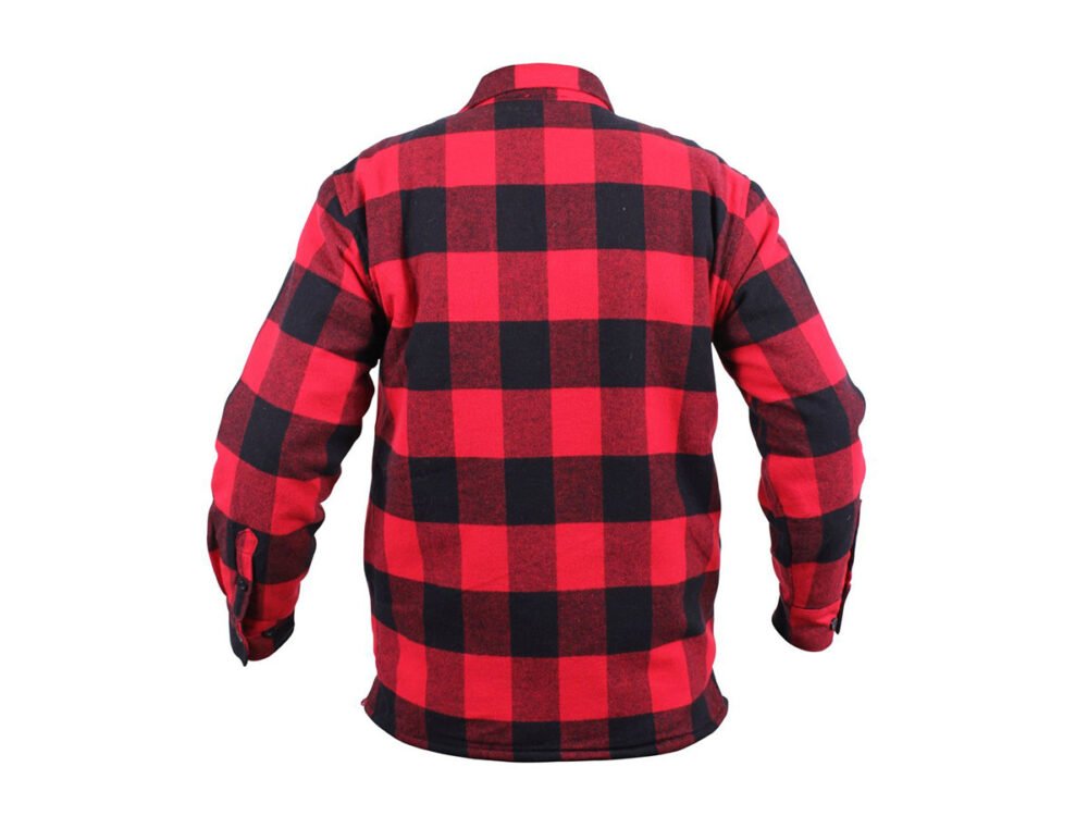 Lumberjack plaid shirt warm RED