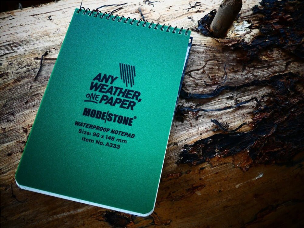 All Weather Notebook 96 mm x 148 mm, 30 sites - GREEN