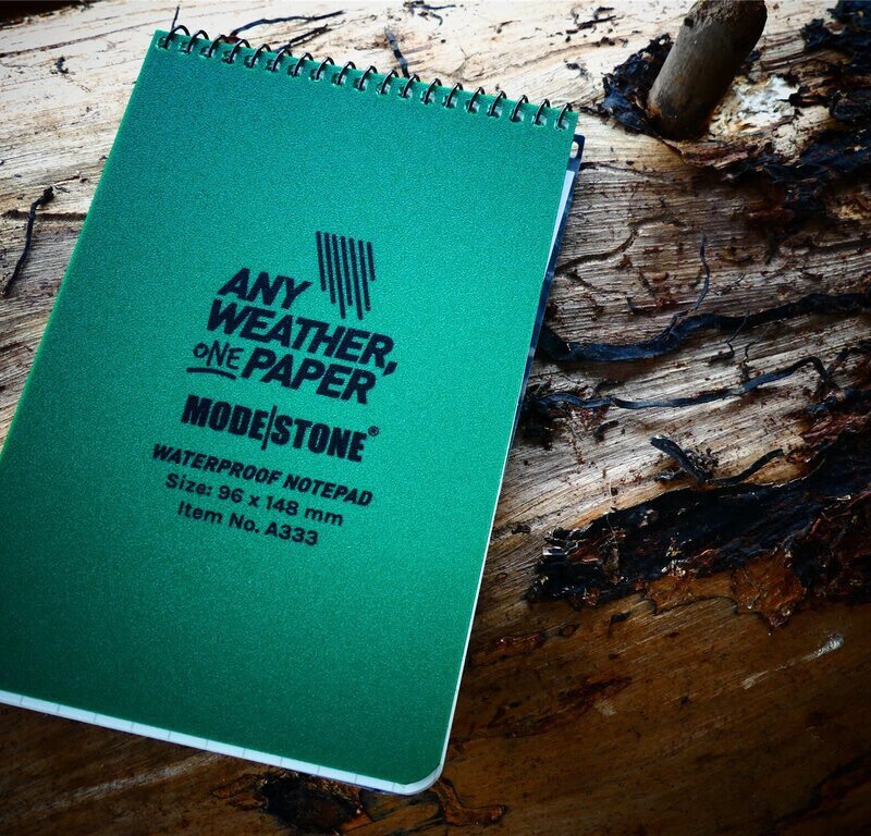 All Weather Notebook 96 mm x 148 mm, 30 sites - GREEN