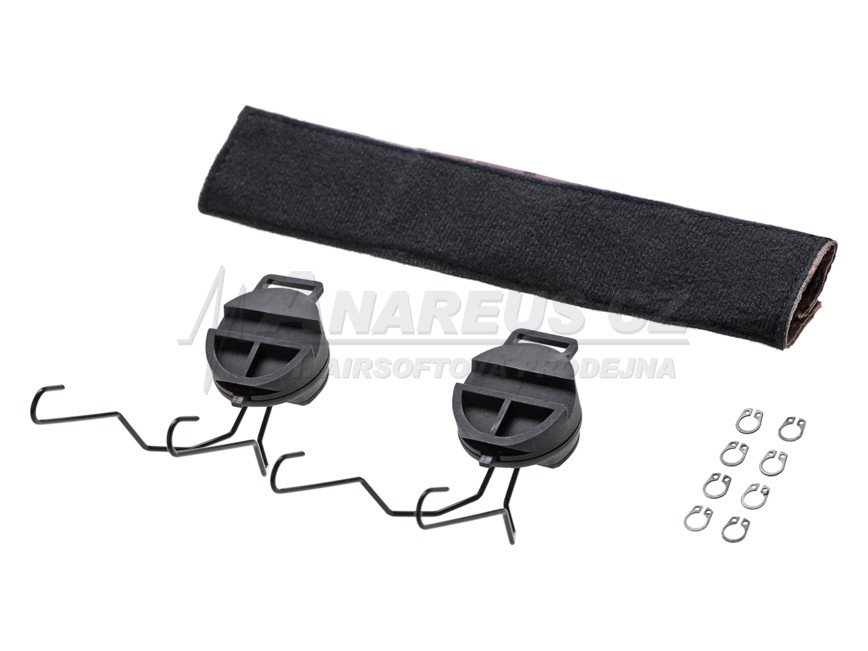 Z Tactical Helmet Rail Adapter Set for Sordin SRD Headset ( BK )