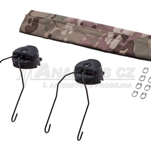 Z Tactical Helmet Rail Adapter Set for Sordin SRD Headset ( BK )