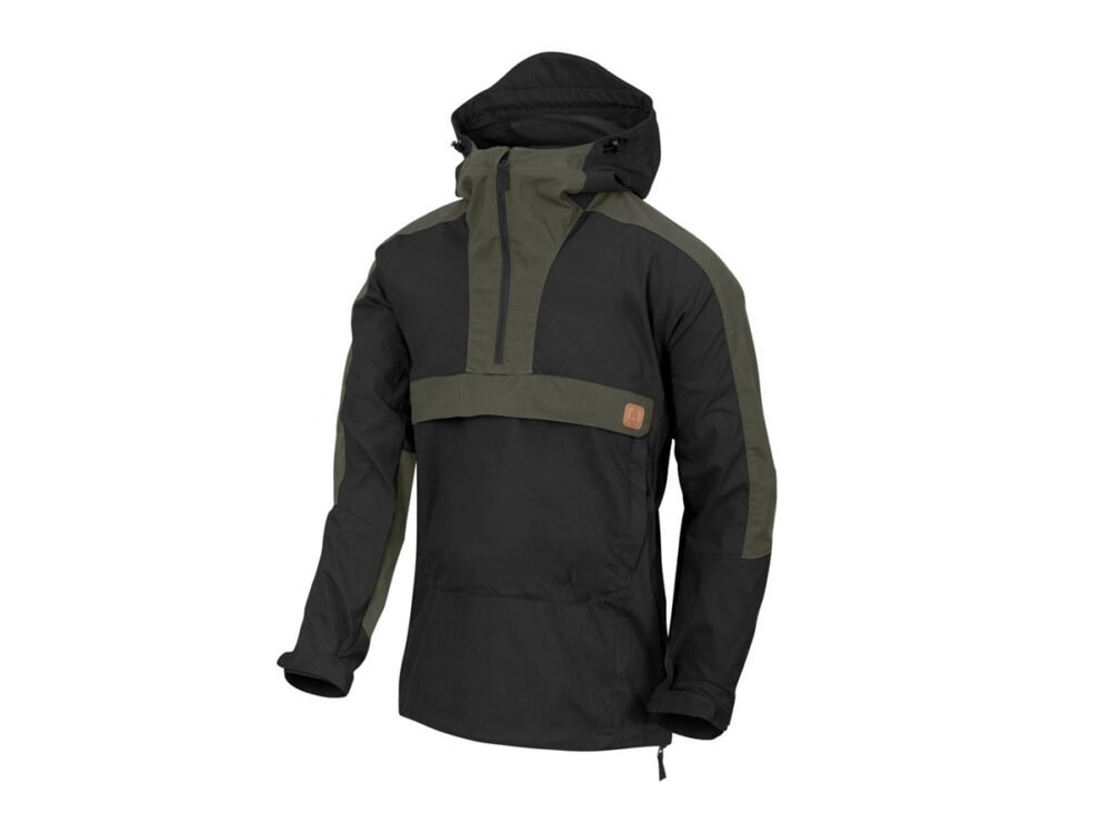 HELIKON WOODSMAN Anorak Jacket(R) - Black/Taiga Green