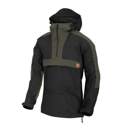 HELIKON WOODSMAN Anorak Jacket(R) - Black/Taiga Green