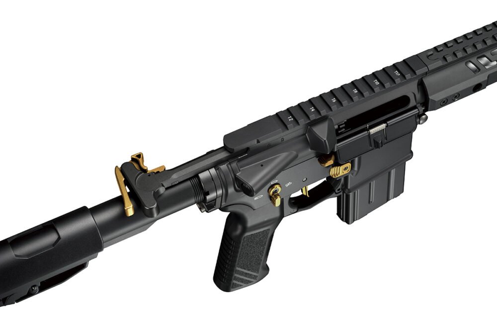 TM Gas Rifle MTR16 ZET System GBBR - Black/Gold (Gold Edition)