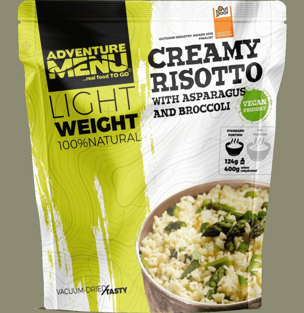 Lightweight Creamy risotto with asparagus and broccoli (VEGAN) 400g