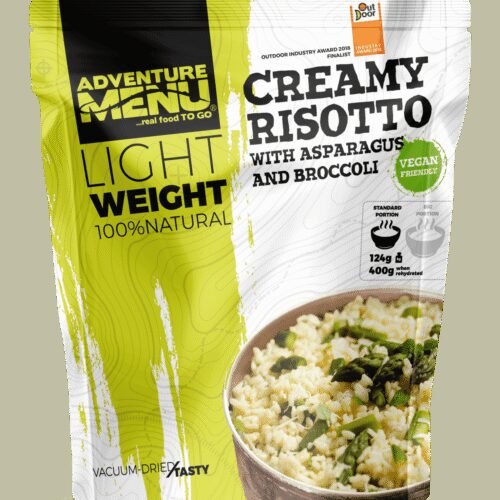 Lightweight Creamy risotto with asparagus and broccoli (VEGAN) 400g