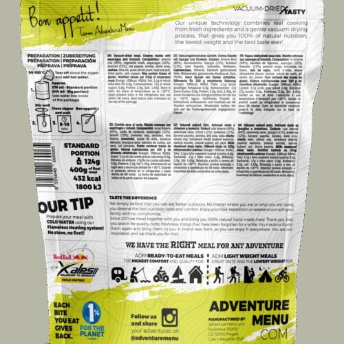 Lightweight Creamy risotto with asparagus and broccoli (VEGAN) 400g