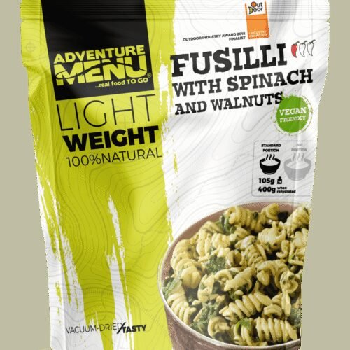 Lightweight Fusilli with spinach and walnuts (VEGAN) 400g